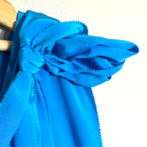 Banana Republic/Trina Turk 100% Silk One-Shoulder Mini Dress - Picture 2 of 7